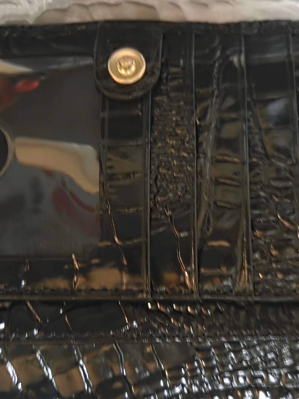 Brahmin Black Melbourne Ady Wallet With Gold Hardware - Picture 6 of 6